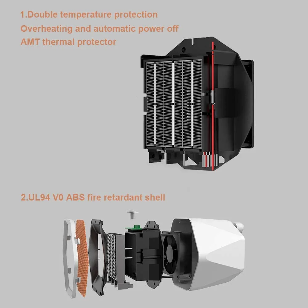 Mini Heater Hexagon Portable